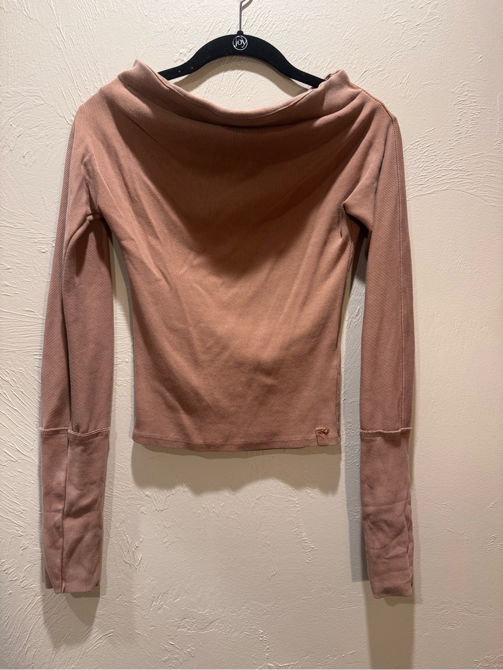 We The Free Off-Shoulder Long Sleeve Top - Dusty Rose Mauve